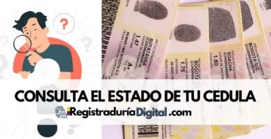 Consulta el estado de tu cédula en línea a través de la Registraduría Digital con huellas dactilares como parte del proceso.